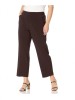 Pantaloni lungi pentru femei Briggs New York, maro, 16 - OUTLET