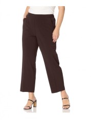 Pantaloni lungi pentru femei Briggs New York, maro, 16 - OUTLET