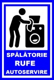 Placuta pentru spalatorie rufe autoservire self