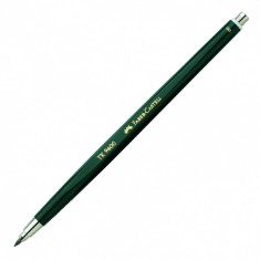 Creion Mecanic Faber &amp;ndash; Castell TK 9400, 2 mm Mina, Duritate Mina B, Corp Verde, Creion Mecanic Colorat, Rechizite Scolare, Instrumente de Scris, Creio foto