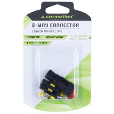 Conector Ermetic Cu 2 Cai, Mufa + Priza Carmotion 86287