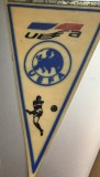Fanion Cupa UEFA 1988 Victoria București - Sliema Wanderers (Meci Istoric RSR)