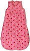Sac de dormit Slumbersac Red Apple 0-6 luni, 2.5 Tog, Bumbac, 70 cm - Calitate Premium