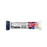 Baton fara zahar de cereale si fructe de padure cu invelis de iaurt, 30g, Diablo