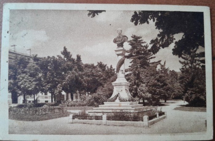 Carte postala, Turnu Severin, monumentul Imparatului Traian, 1950