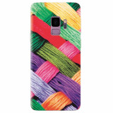 Husa silicon pentru Samsung S9, Colorful Woolen Art