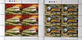 R.GUINEEA-LOCOMOTIVE-2 coali mici a 6 v-MNH** -RG 216
