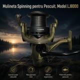Mulineta Spinning pentru Pescuit, Model LJ8000