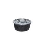 Set de 50 boluri negre de unică folosință, capacitate 350 ml