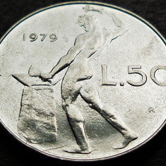 Moneda 50 LIRE - ITALIA, anul 1979 * cod 1349