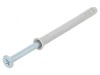 Plastic Anchor with Screw 5x50 Zinc-Plated Steel 100pcs