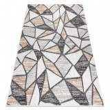 Covor SISAL COOPER Mozaic 22208 ecru / negru, 140x190 cm, Dreptunghi