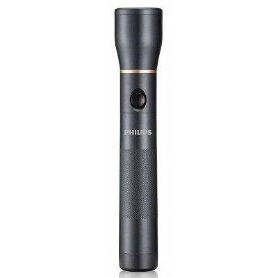 Lanterna Philips, 1200 lm, 38 x 12 x 5.3 cm, 6 x AA, raza actiune 200 m, aluminiu, Negru foto