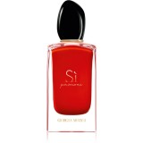 Armani S&igrave; Passione Eau de Parfum reincarcabil pentru femei 100 ml