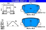 ATE 13.0460-5521.2 set placute frana disc