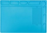 Covoras Silicon Reparatii Albastru 32cm Suport Montaj Pistol Lipit Protectie Antistatic ESD