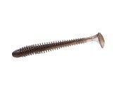 Năluca soft Crazy Fish Vibro Worm 100mm culoare 3d Squid