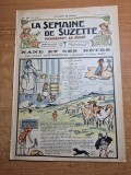 la smaine de suzette( saptamana lui suzette )-18 septembrie 1924-limba franceza