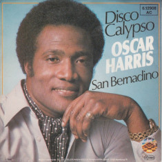 Oscar Harris - Disco Calypso (1980, Strand) Disc vinil single 7&amp;quot; foto