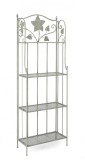 Cumpara ieftin Raft 4 polite otel verde patinat 59x28x167 cm