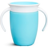 Munchkin Miracle 360&deg; cană pentru antrenament cu m&acirc;nere Blue 6 m+ 207 ml