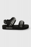 Cumpara ieftin Karl Lagerfeld sandale ATLANTIK barbati, culoarea negru, KL70511