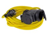 Prelungitor Alimentare AS SCHWABE 3G2,5mm&sup2; 10m PVC Galben 3 Prize 61453