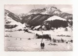 FA142 -Carte Postala- AUSTRIA - Hochfilzen, Schlepplift. Blick auf Leonganger Steiberge, Tirol, circulata 1969