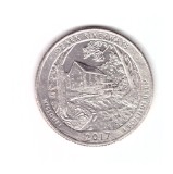 Moneda SUA 25 centi/quarter dollar 2017 D, Missouri Ozark Riverways, zgariata, America de Nord, Cupru-Nichel