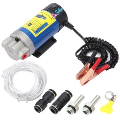 Pompa Electrica Transfer Ulei/Motorina, 100W, 12V, 4L/min, Motor Cupru, Sofia CONCEPT&reg;, Black/Blue