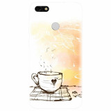 Husa silicon pentru Huawei Y6 Pro 2017, Coffe Love