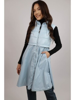 VESTA TIP ROCHITA LUNGA MATLASATA SUBTIRE DAINTY S Baby Blue foto