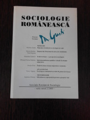 SOCIOLOGIE ROMANEASCA NR.2/2000 - D. GUSTI director fondator foto