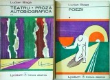 Lucian Blaga - Poezii, Teatru, Proza autobiografica (2 volume, Albatros, 1972, Lyceum) - Editie de colectie