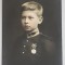 A.S.R. PRINCIPELE CAROL , IN UNIFORMA , CU DECORATIE , FARA CHIPIU , FOTOGRAFIE TIP CARTE POSTALA , INCEPUTUL SEC. XX