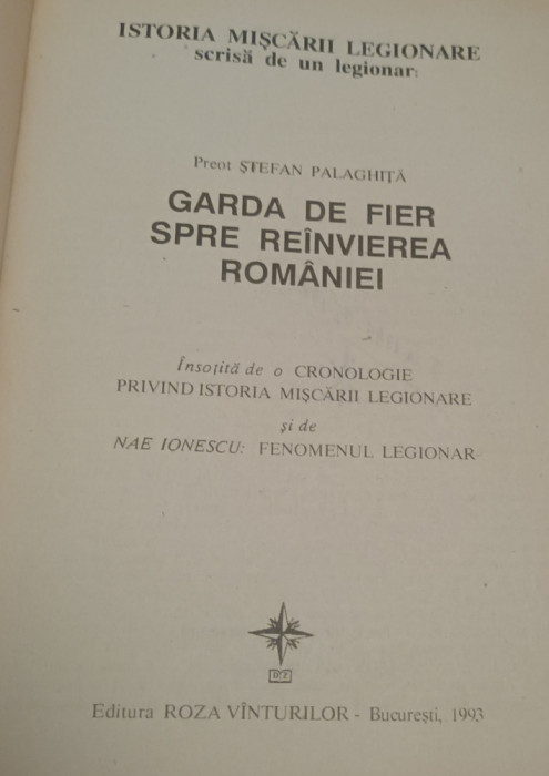 ISTORIA MISCARI LEGIONARE Stefan Palaghita