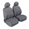 Huse scaun fata De-Luxe Sport Edition jacquard high-quality 2buc - Gri ManiaMall Cars