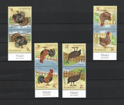 ROMANIA 2023 - PASARI DE CURTE, TETE BECHE 2, MNH - LP 2430 foto