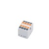 Conectori 225-8 PTFIX 2.5mm pe sina DIN