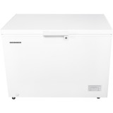 Lada frigorifica Heinner HCF-HM308INVCD, 308 l, Clasa D, Compresor Inverter, Lumina LED, 2 cosuri, Control electronic, Alb