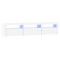 Comoda TV cu lumini LED, alb, 180x35x40 cm