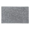 Covor Baie, Model Pietre, Gri, 50x80cm, Oem