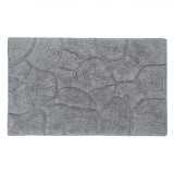 Covor Baie, Model Pietre, Gri, 50x80cm, Oem