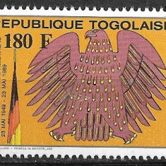 B1896 - Togo 1989 - Aniversari 3v.,neuzat perfecta stare