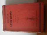 Dicționar Latin-Romăn Edițiune Mare Intocmit De M.Staureanu