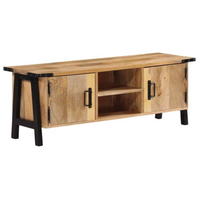 vidaXL Comodă TV, 110 x 35 x 40 cm, lemn masiv de mango 372722