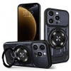 Husa Techsuit RuggedCam Albastra pentru Apple iPhone 15 Pro, Protectie Socuri, Rezistenta Zgarieturi