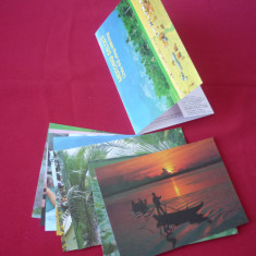 CARTE POSTALA STRAINE LOT 10 BUC DELTA MEKONG