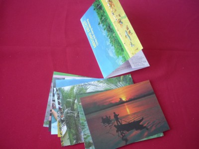 CARTE POSTALA STRAINE LOT 10 BUC DELTA MEKONG foto