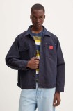 Levi&#039;s jacheta de bumbac culoarea albastru marin, de tranzitie, oversize, A4820